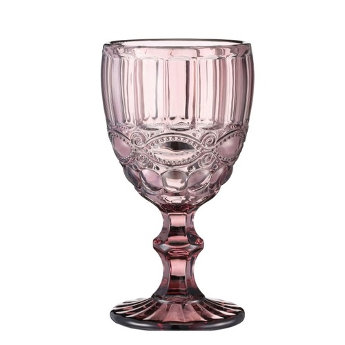 Wine glass colored goblet - glass,