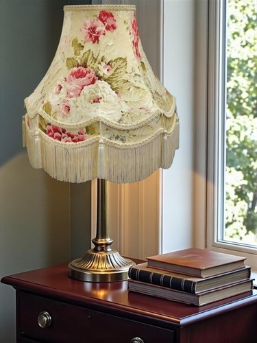 Chintz floral table lampshades
