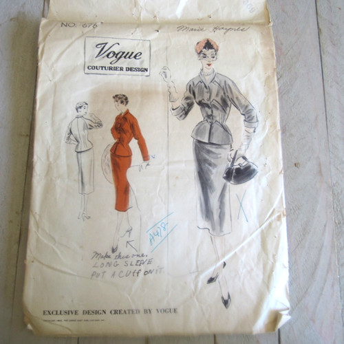 Vintage sewing pattern - pattern, vogue