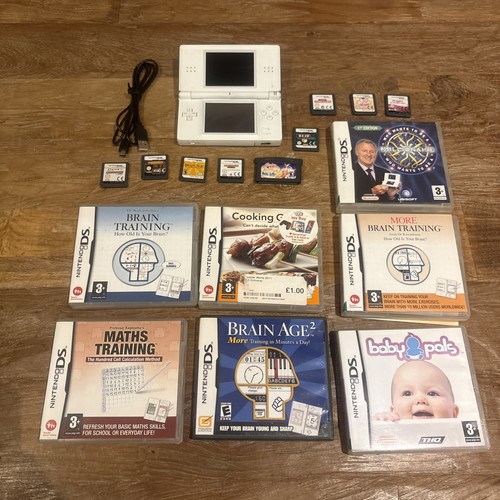 White nintendo lite - nintendo, with