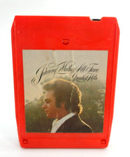 Johnny Mathis 8 Track Stereo Tape Cartridge Vintage 1972 All-Time Greatest Hits
