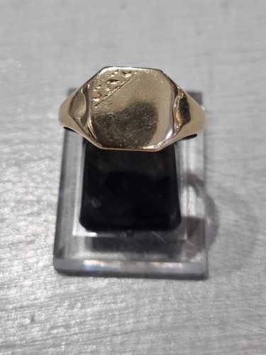 9ct yellow gold vintage - yellow, mens