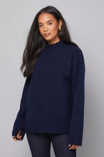 Wallis Navy Jumper Womens