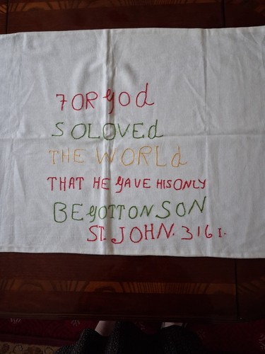Vintage white cotton