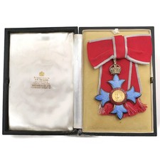 Ladies Commander Order of the British Empire CBE Box Lady Medal & Case - Womens