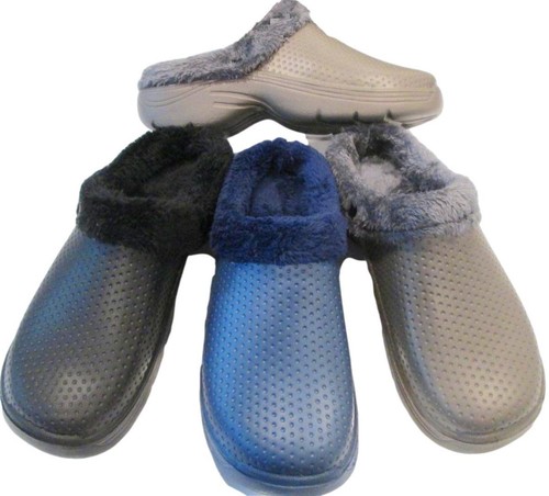 Fur lined warm slippers - warm, womens