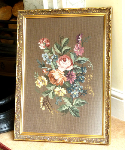 Needlepoint tapestry floral - needlepoint,