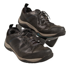 Clarks Trainers Mens Size UK 10 Charcoal Grey Goretex GTX Leather Cushion Plus