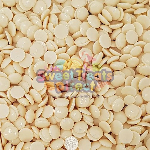 Belgian white chocolate drops - belgian,