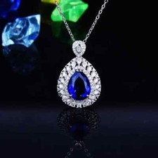 Sterling Silver Blue Sapphire