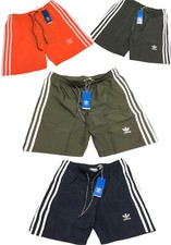 ADIDAS SUMMER BRAND NEW INNER THREE STRIPE LINEN NET SWIM SHORTS