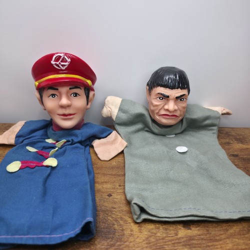 1960s hand puppet pair rubber - 1960s,