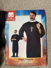 Priest Costume Men’s XL Halloween Party Fancy Dress