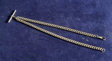 Double Pocket Watch Chain 15  Inc Gold Colour Chain Fob Watch