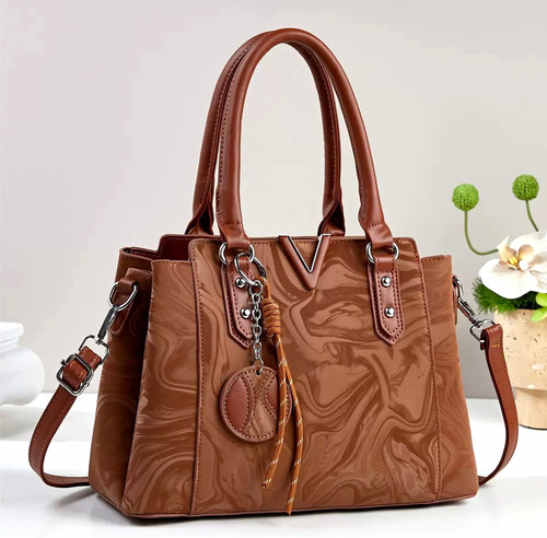 Women brown marbled - brown,
