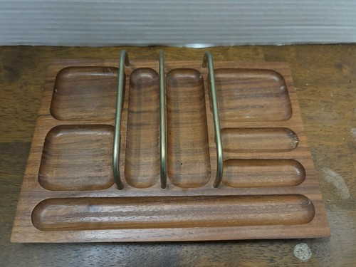 Vtg mcm solid walnut - vtg,