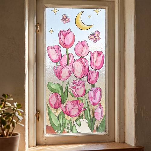 Static cling window film - window,