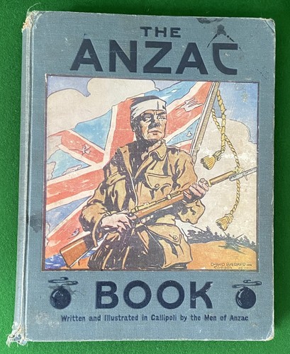 The anzac book published by - anzac, book,