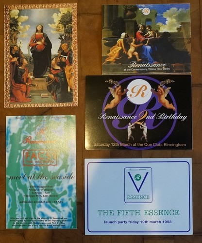 Rave flyers job lot - flyers,
