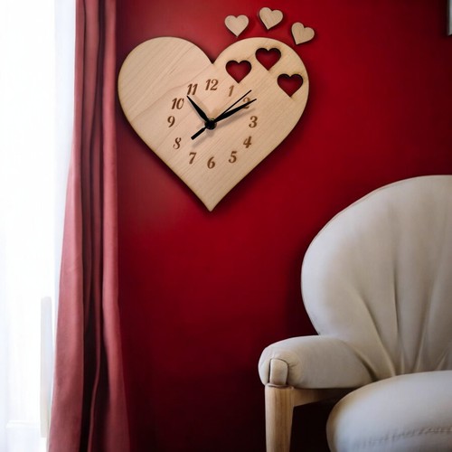 Heart wooden custom engraved - heart,