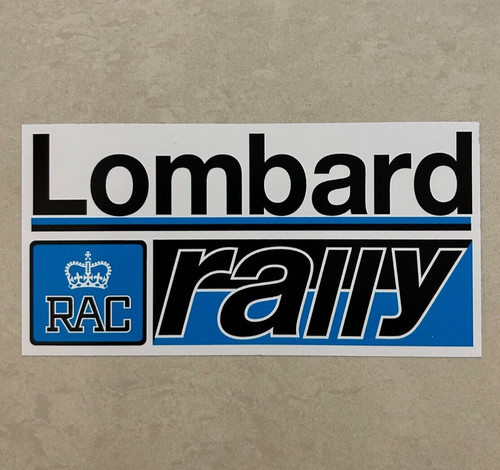 Lombard sticker rac rally - sticker,