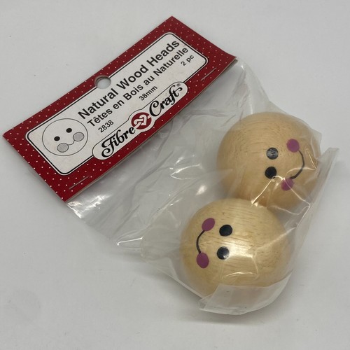 Fibre craft wood - doll, head