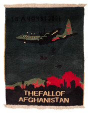 85 x 60 cm | Handmade Afghan War Rug, Small Oriental Wool Rug