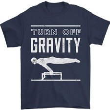 Gymnastics Turn Off Gravity Gymnast Pommel Horse Mens T-Shirt 100% Cotton