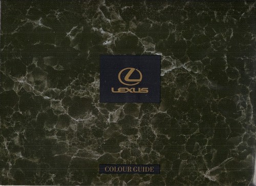 Lexus colour trim 1993 - lexus, uk