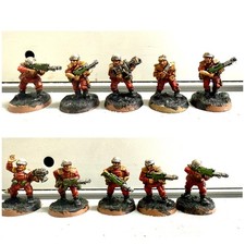 Metal cadian shock troops. Well painted. Imperial guard Astra militarum