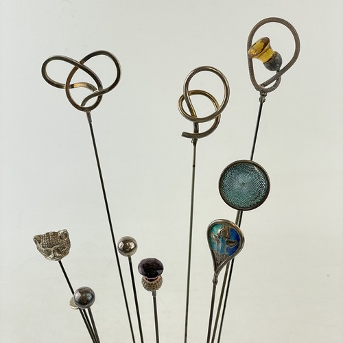 Collection hat pins white - hat,