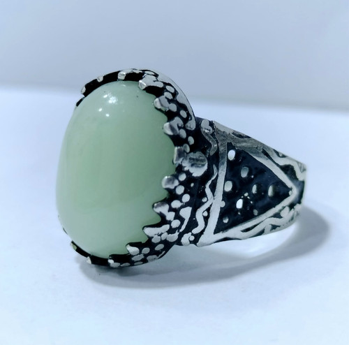 Natural green jade - natural,