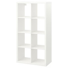 New IKEA KALLAX White Shelving