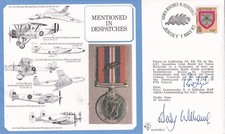 DM16 Mentioned in Despatches Signed by Signed  Wg Cdr Learoyd VC
