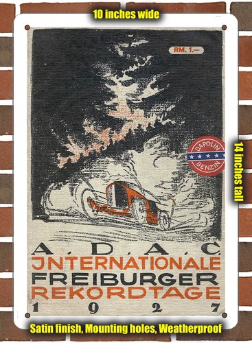 Metal sign 1927 freiburg - sign,