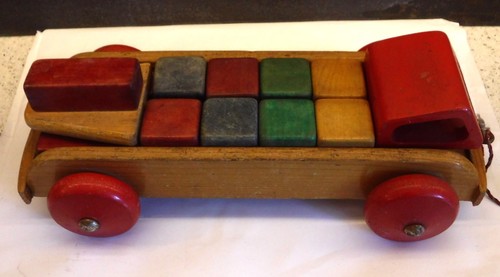 Wooden pull along - wooden,