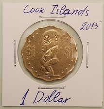 Cook Islands coin, 1 Dollar,  2015