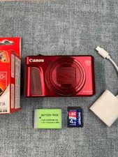 Canon PowerShot SX720 HS Compact Digital Camera 20.3MP Red English Language