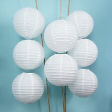 White Round Ball Paper Lantern Party Decoration Hanging Ceiling Light Shades