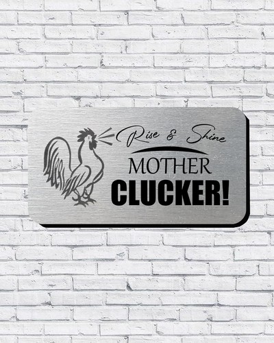 Metal wall sign - metal,