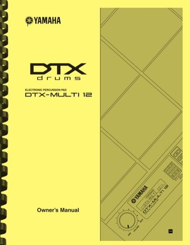 Yamaha dtx multi - yamaha, 12