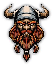 Viking Head Mascot Vinyl