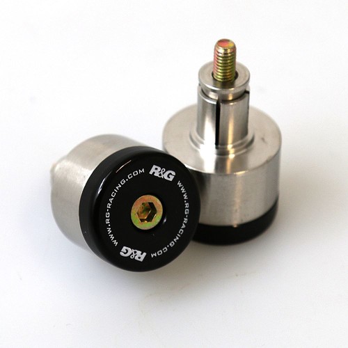 Bar end slider silver - end,