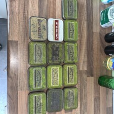 13x old vintage tobacco tins various condition and makes see pics for descript