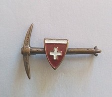 Vintage Switzerland Swiss Enamel Pin Badge
