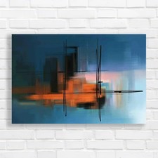 Modern Abstract Line Print