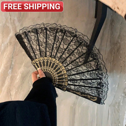 Portable spanish folding fan - portable,
