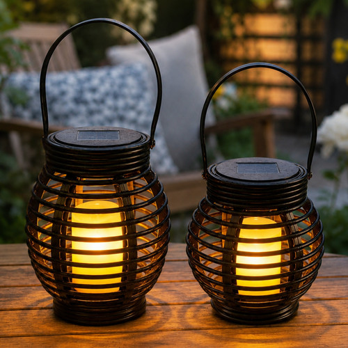 Solar black rattan - solar,