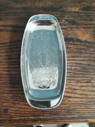 Vintage ornate silver plated - ornate,