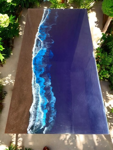 Blue wave epoxy - wave, resin